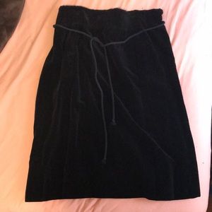 Vintage Givenchy suede long skirt